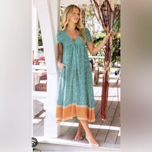 natural life midi dress - L/XL